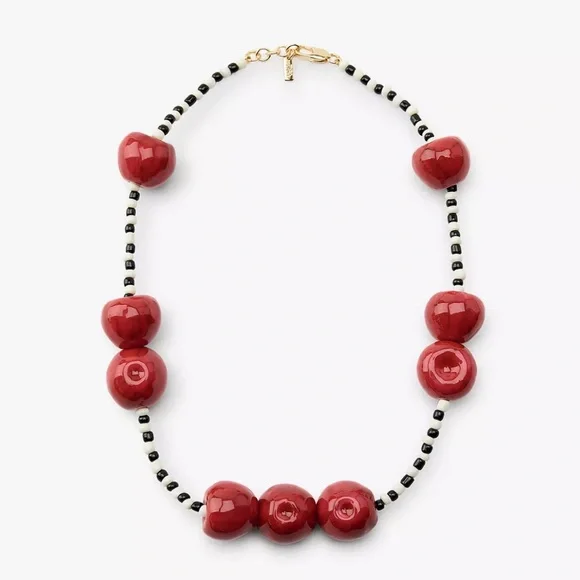 Nwt- Zara- cherry bead necklace - Picture 2 of 4
